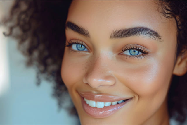 stunning lash extensions on pretty woman