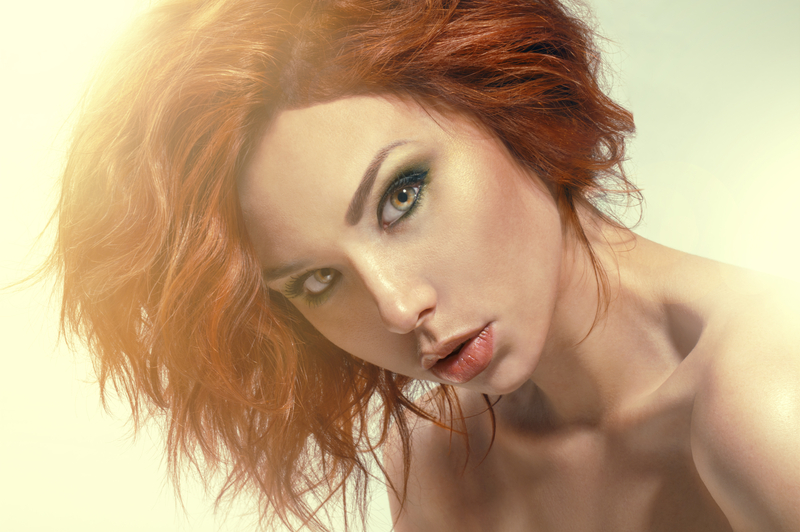 attractive redhead woman